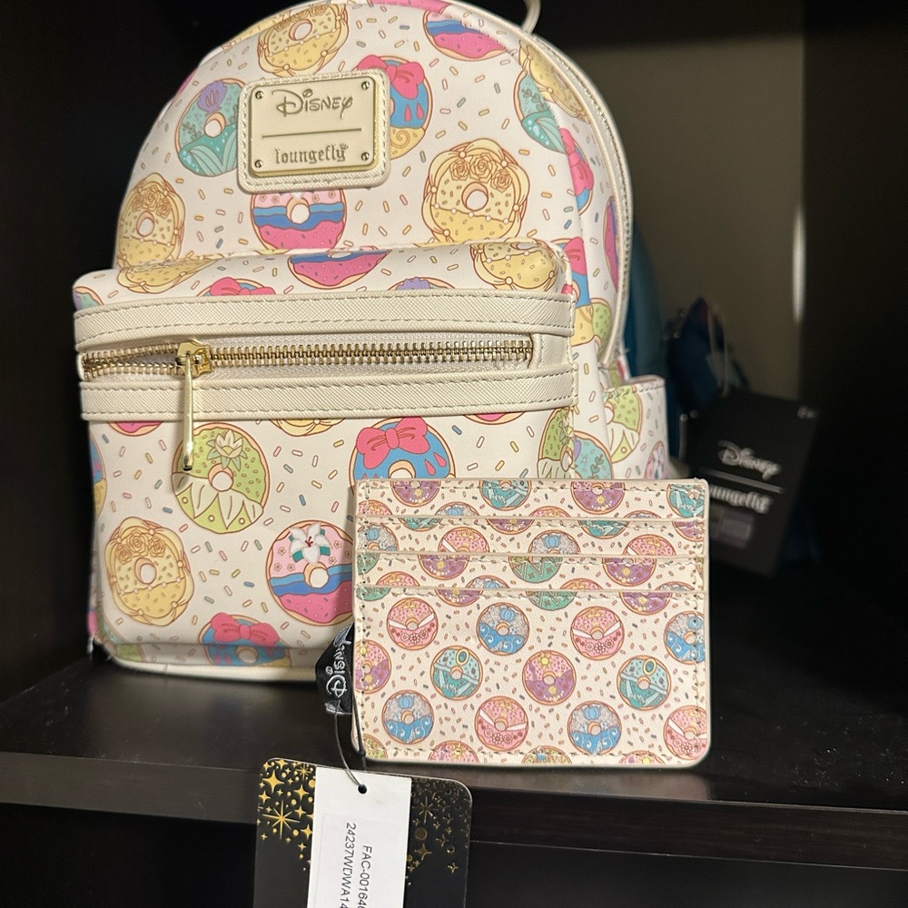 Loungefly Donut bag and card holder